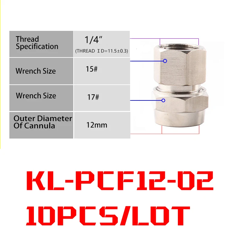 10PCS KL-PCF12-02