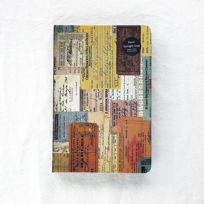 A5 Ретро креативный блокнот из крафт-бумаги, европейский стиль, цветной ежедневник, красивая записная книжка, ежедневники - Цвет: Коричневый