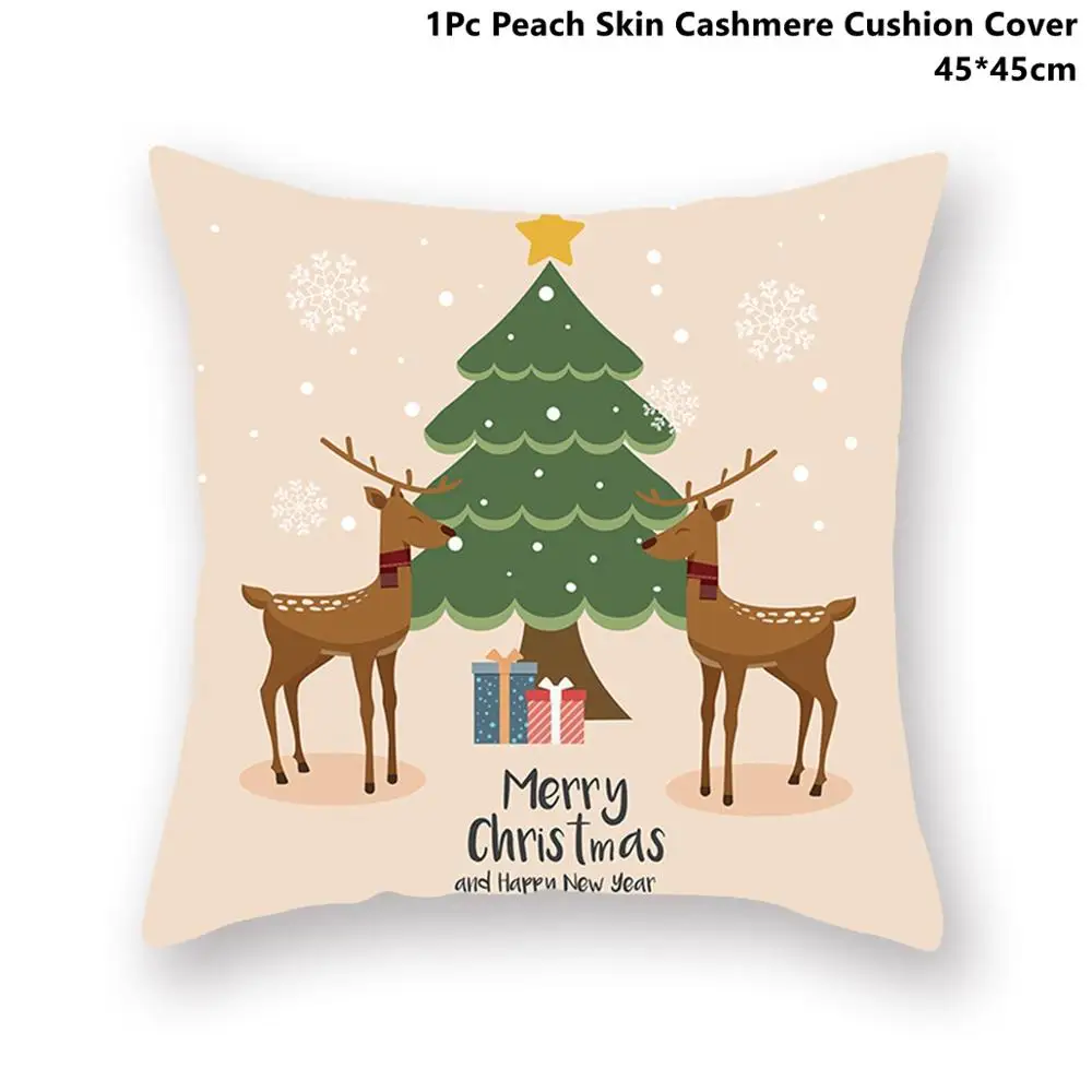 Xmas Pillowcase 9 Taoup мультяшная Рождественская наволочка, рождественские украшения, Рождественское украшение для дома Noel, новогодние подарки для детей Navidad - Цвет: Xmas Pillowcase 9