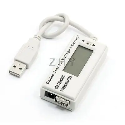 ПК USB 2,0 устройство напряжение Измеритель Тока Тестер w ЖК-дисплей экран