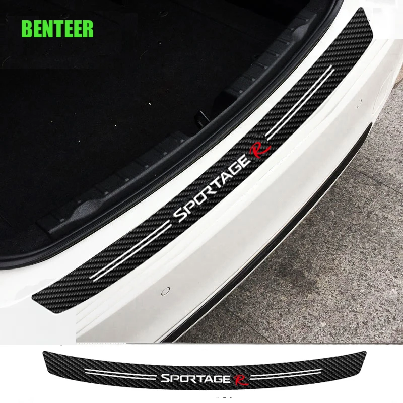 Автомобильная наклейка на бампер из углеродного волокна Sportage R для KIA | Автомобили