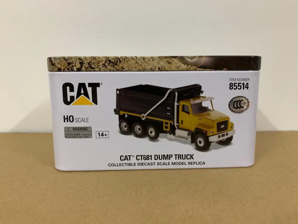 Гусеница Cat CT681 самосвал HO Масштаб бренд Diecast Masters DM85514