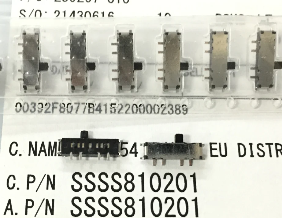 20 шт. переключатель SSSS810201 SMD 2-позиционный 8P | Обустройство дома