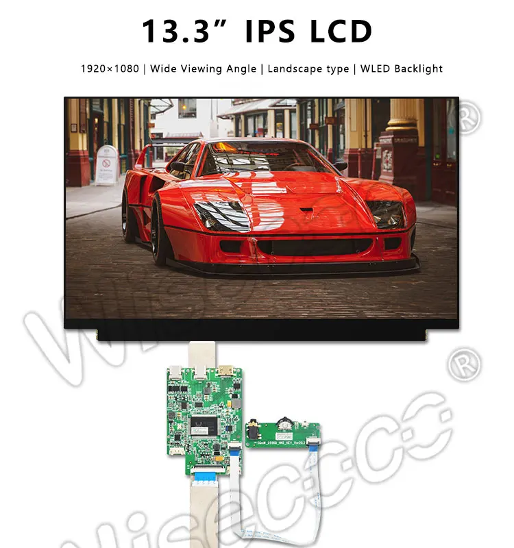 Wiscoco для ноутбука 13,3 дюймов FHD 1920*1080 lcd с мини HDMI edp тип-c плата драйвера Поддержка режима мобильного телефона LQ133M1JW15