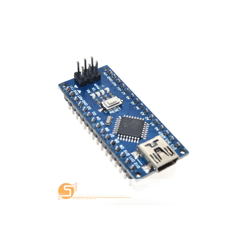 Контроллер для arduino Nano V3.0 ATMEGA328P ATMEGA328 оригинальный CH340 + USB кабель|Аксессуары