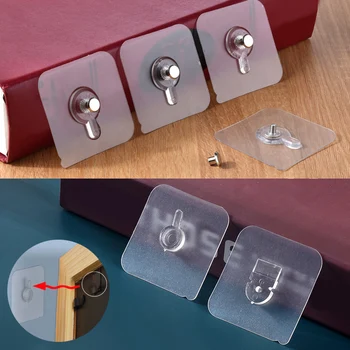 

10pcs/set Self Adhesive Multifunction Hanging Bedroom Photo Frame Punch Free Living Room Wall Hooks Office Door Back Home