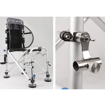 

Marine Boat Outdoor Anti-slip Clamp Practical Clip Fishing Rod Holder Stainless Steel Hardware Rail Chair Mount Bracket