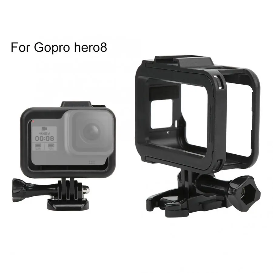 ABS черный ударопрочный защитный чехол защитная рамка аксессуары для Gopro Hero8 Спортивная камера