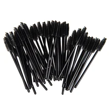 Щеточку для ресниц хорошее качество одноразовые 50 шт./упак. ресниц макияж кисти Мини палочки с кисточкой для туши для наращивания ресниц инструмент