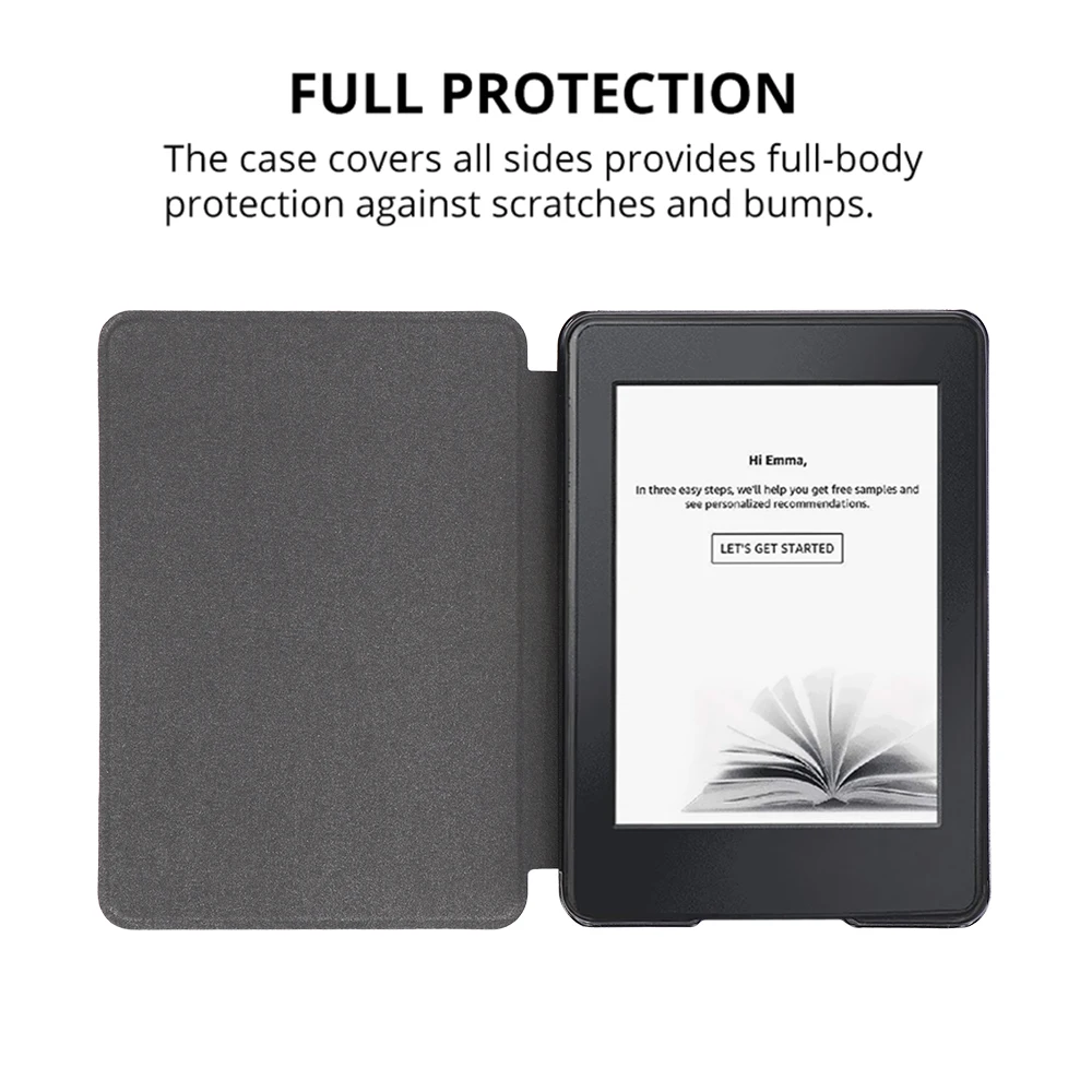 12 Стильный ультра тонкий чехол накладка силиконовая рамка Защитная для Amazon Kindle