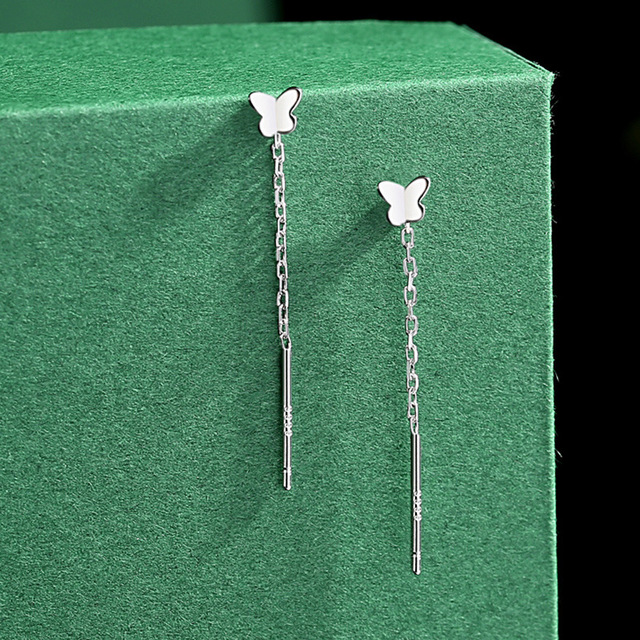 Minimalist Chain Long Tassel Drop Earring For Women Statement Dangle Earrings Personality Ear Line Jewelry Gift