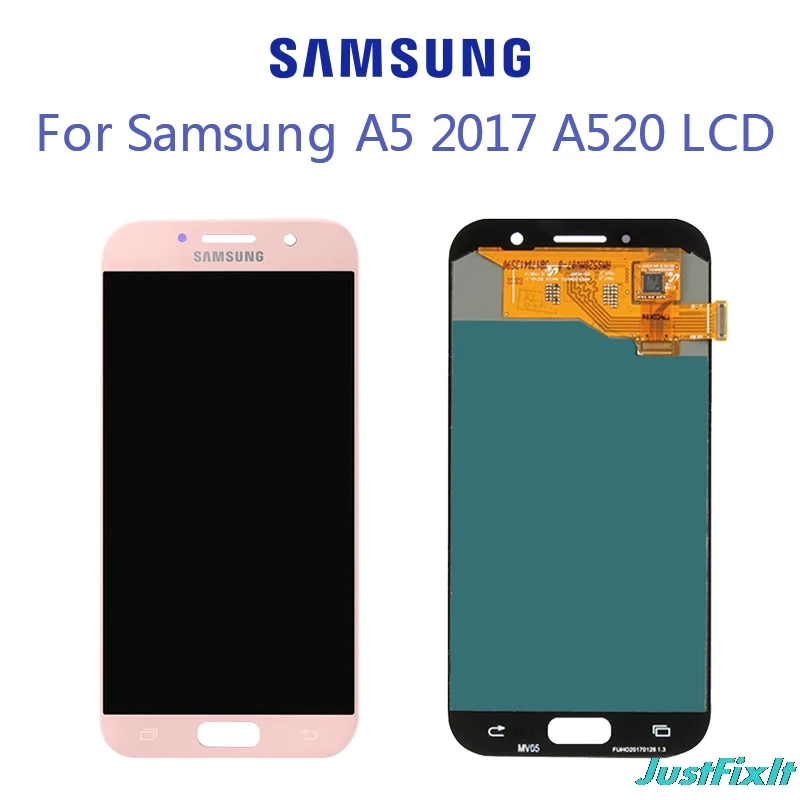 Супер AMOLED ЖК-для Samsung Galaxy A5 A520 A520F SM-A520F ЖК-дисплей сенсорный экран дигитайзер 5," Замена