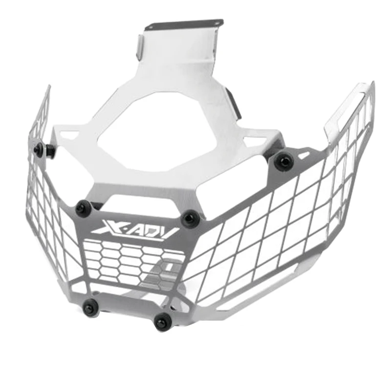 Мотоциклетная решетка фар Защитная крышка для Hon-da X-ADV 750 X ADV 750 - Цвет: Silver