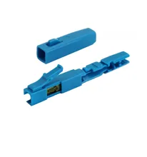 FASO 100Pcs FTTH Solutions LC/UPC Fiber Optic Fast Connector Single Mode Quick Connector