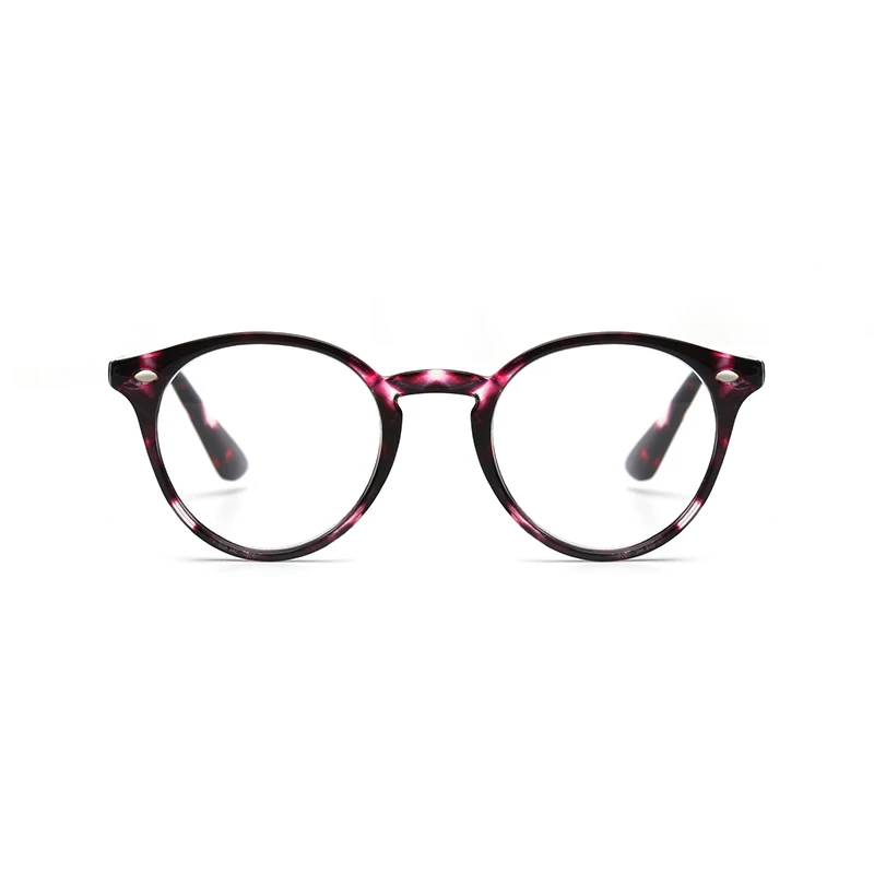 Red Tortoise JM круглые очки для чтения Ретро Винтажные читатели для мужчин и женщин - Цвет оправы: Red Tortoise