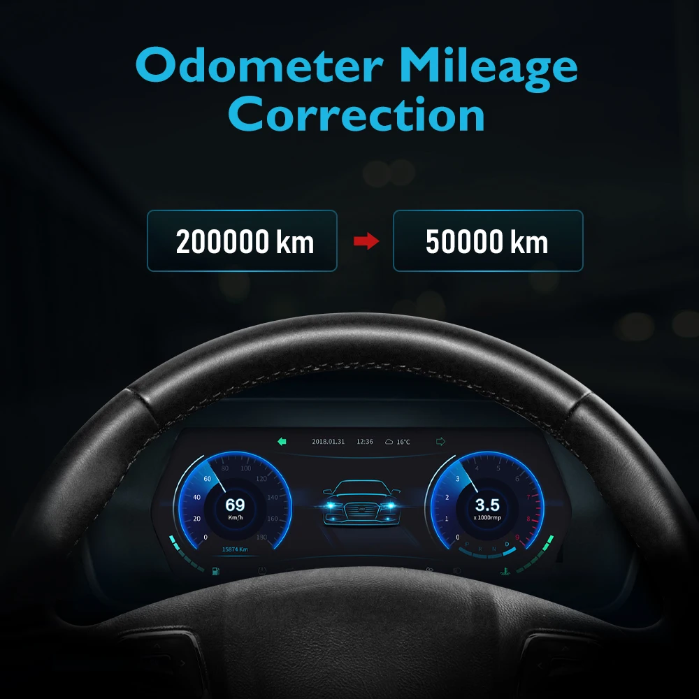 US $369.00 OBDPROG M500 Odometer Correction Professional Tool OBD2 Diagnostic Scanner Tools Oil Service Reset Mileage Adjustment For Auto