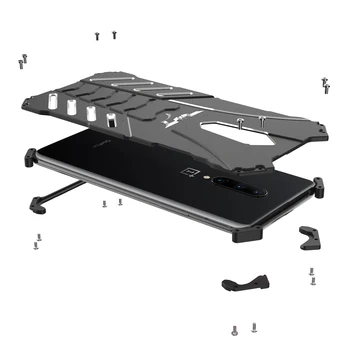 

Luxury Batman Kickstand Shockproof Case For Oneplus 7 7Pro Aluminum Bumper Skin Armor Metal Back Cover