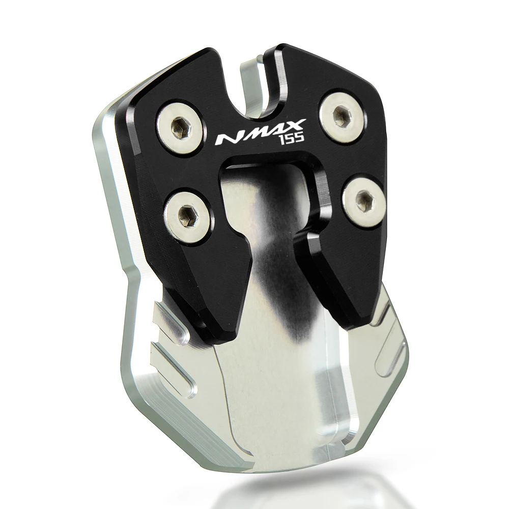Боковая подставка для мотоцикла для YAMAHA NMAX N-MAX 155 NMAX155- Moto Bike Kickstand Plate боковая подставка для расширения опоры для ног - Цвет: Розовый