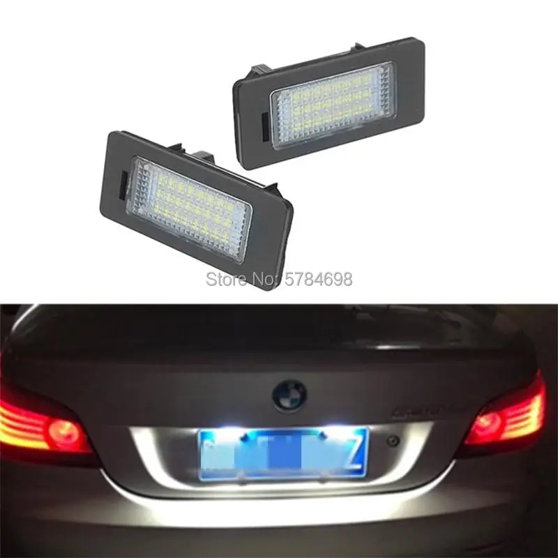 2 шт. Canbus светодиодный номерной знак для BMW F30 F22 F23 светильник F31 F34 F35 F32 F33 F36