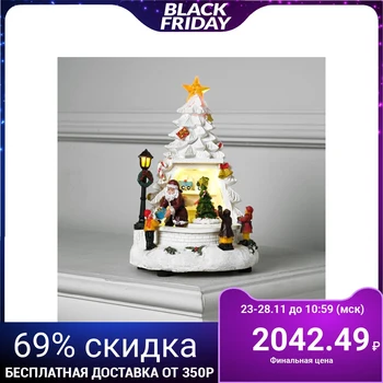 

Light figure "Children and Santa Claus" 23 cm, 7 LED, USB, music, AA * 3, dynamics, T / WHITE 5133412