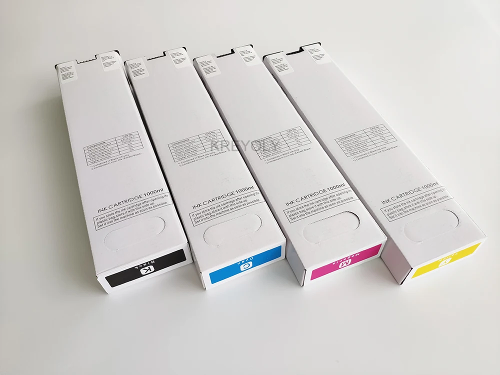 

COMPATIBLE KCMY color Ink Cartridge Replacement for Riso ComColor 3150/7150/9150/7110/9010 with chip ONE SET