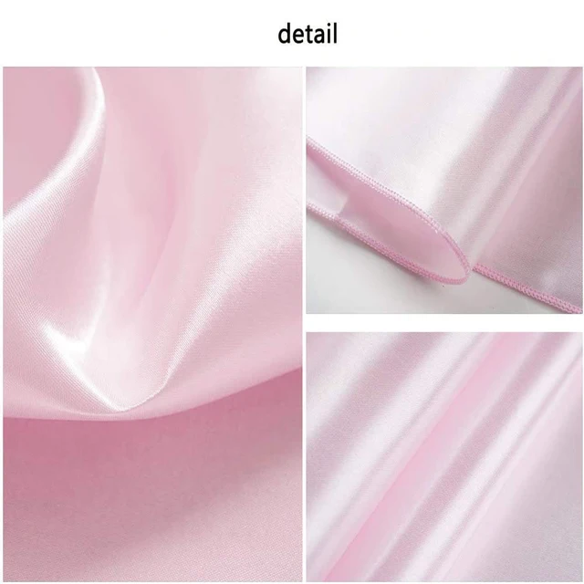 Rózsaszín Szatén Asztali Futó Luxus 12 "X 108 '/30 Cm X 275 Esküvői Party Bankett Otthoni Szálloda Dekorációk - Image 2