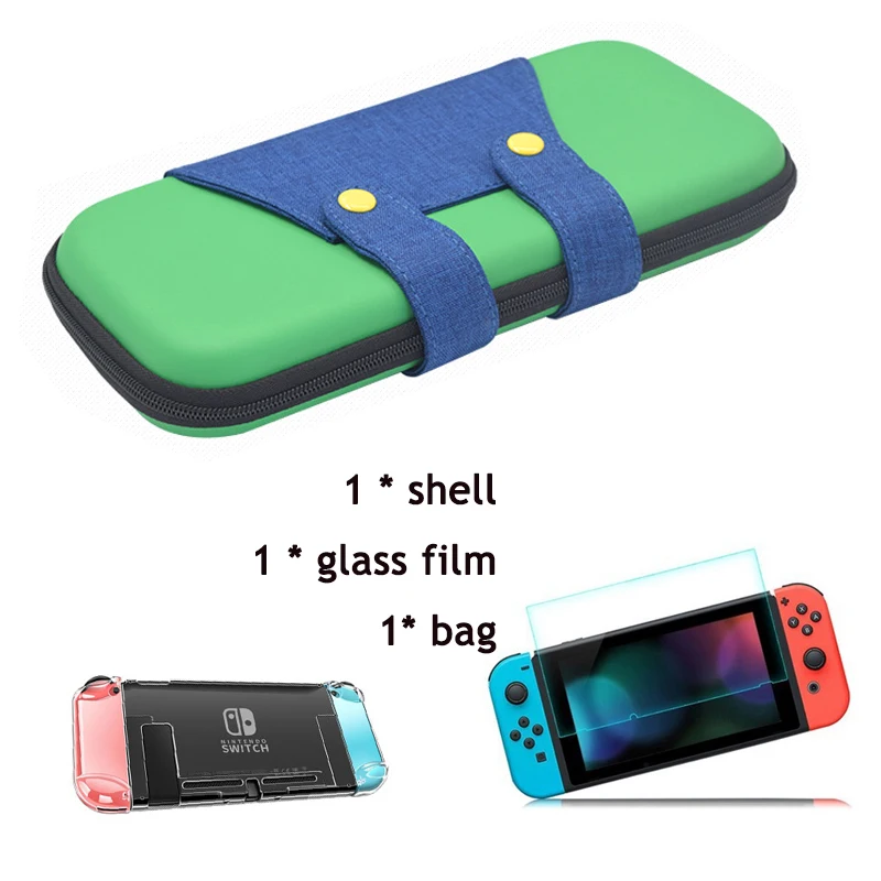 Eva Opslag для игровой консоли nintendo Schakelaar Zak NS Gastheer аксессуары для nintendo Schakelaar аксессуары Joycon Чехол Коробка - Цвет: blue bag