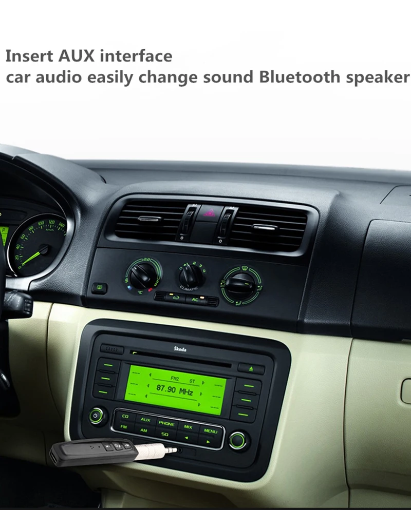 Bluetooth приемник автомобильный Bluetooth AUX 3,5 мм музыка Bluetooth аудио приемник для гарнитуры вызов автомобильный передатчик Авто адаптер конвертер