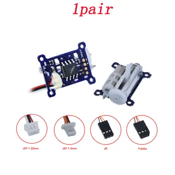 

1pair D1015 Linear Steering Gear 1.5g Micro Ultralight Mini Servo 3.7-6V 0.24kg.cm Big Thrust Speed Sensitive for 3D DIY Drone