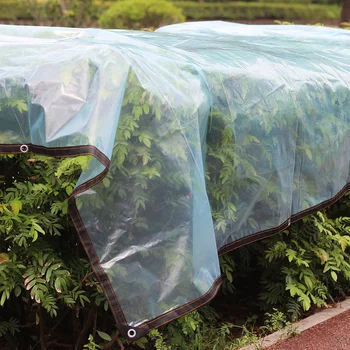 

UV Plant Care Cover with 10 Balls Transparent Protective Film Bonsai Succulents Flower Keep Warm Rainproof Shelter Rain Sunlight