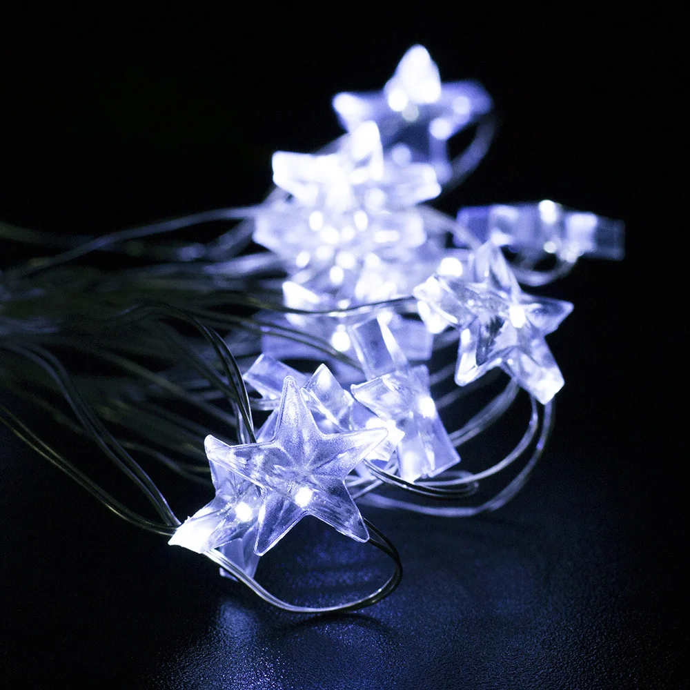 30LED батарея микро рисовый провод медный Фея гирлянды Вечерние огни теплый белый/RGB