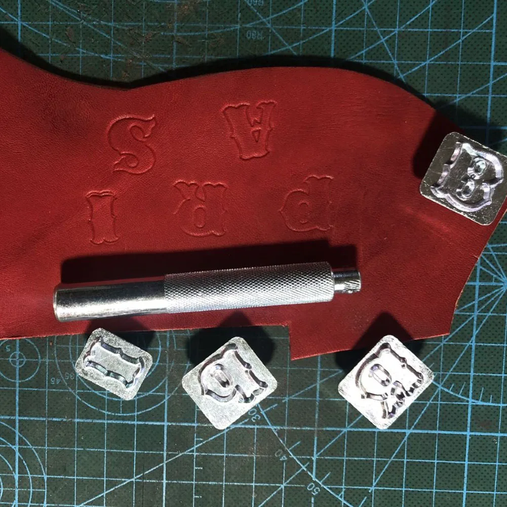 

Carving Leather Art Alphabet Set Letters Stamp Handmade Durable Portable Metal DIY Tools PI669