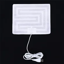 1 шт. руки талии зимой 5 В USB с подогревом носки подкладки из углеродного волокна с электрическим подогревом теплые руки с подогревом перчатки 14*17,5 см