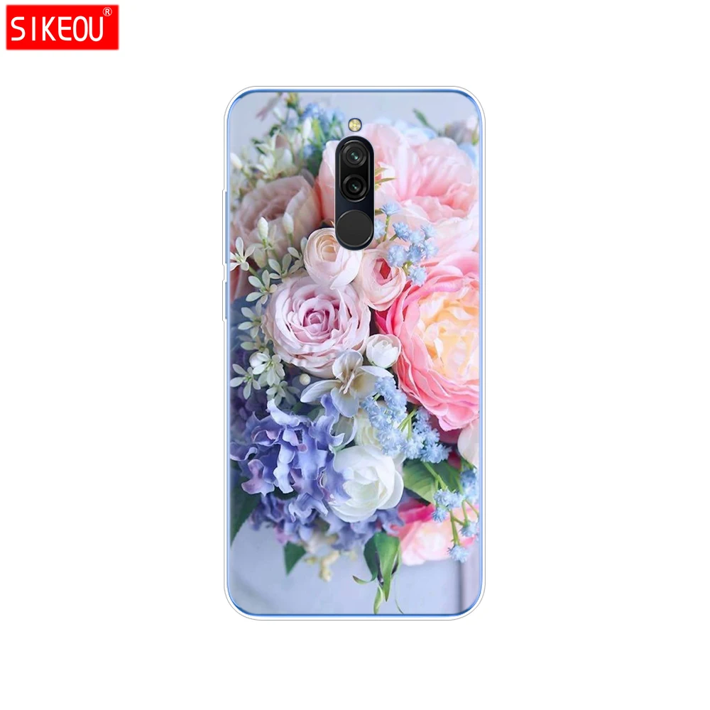 Силиконовый чехол для xiaomi redmi 8 чехол s полная защита мягкая задняя крышка из ТПУ на redmi 8 бампер hongmi 8 чехол для телефона coque cat - Цвет: 12070