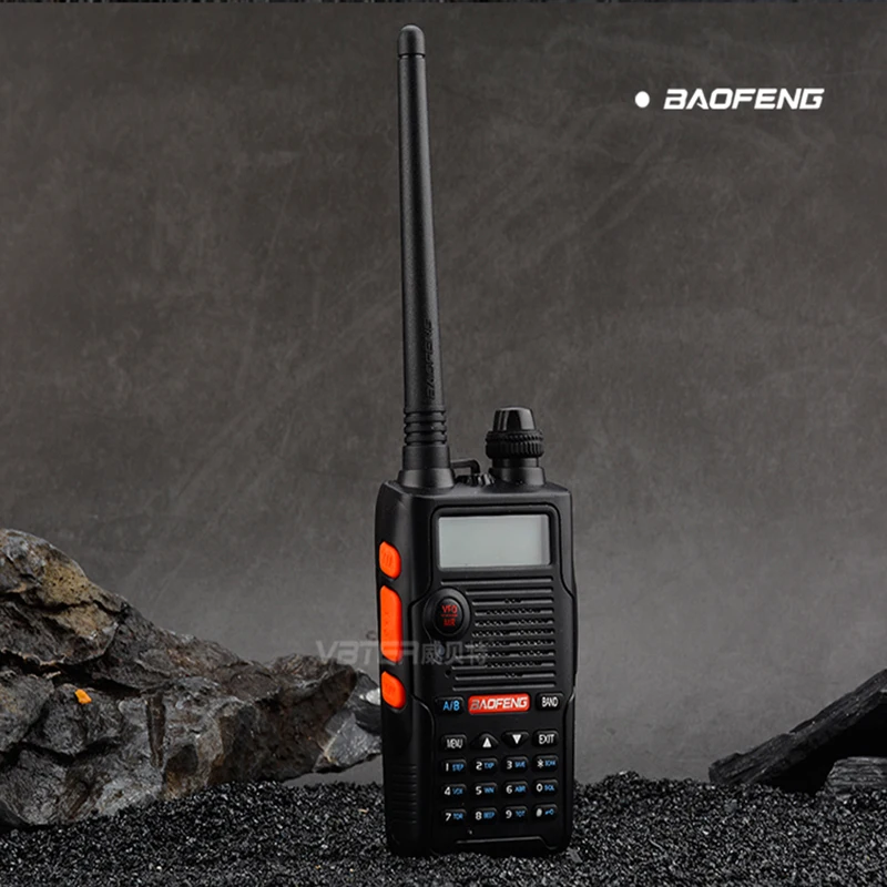 Baofeng walkie talkie UV-5R V желтый профессиональный fm-приемопередатчик с гарнитурой 136-174/400-520mHZ ham двухстороннее радио