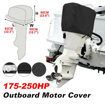 

250HP 82 cm 32.3 inch 210D Oxford cloth Motor Boat Outboard Engine Protector Covers D49