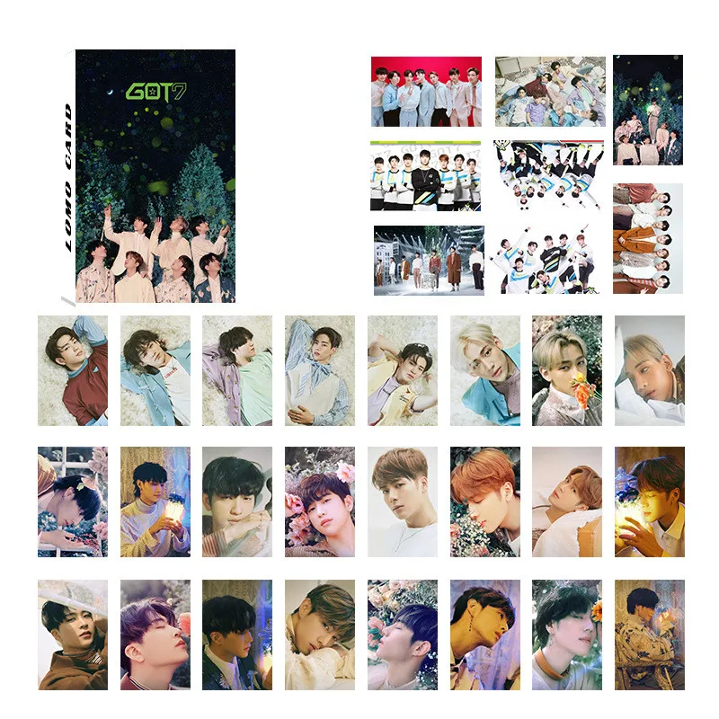 32Pcs/set Mark Jackson YoungJae BamBam YuGyeom JinYoung JB Self Made Paper Lomo Card Photo Poster Photocard Fans Gift | Дом и сад