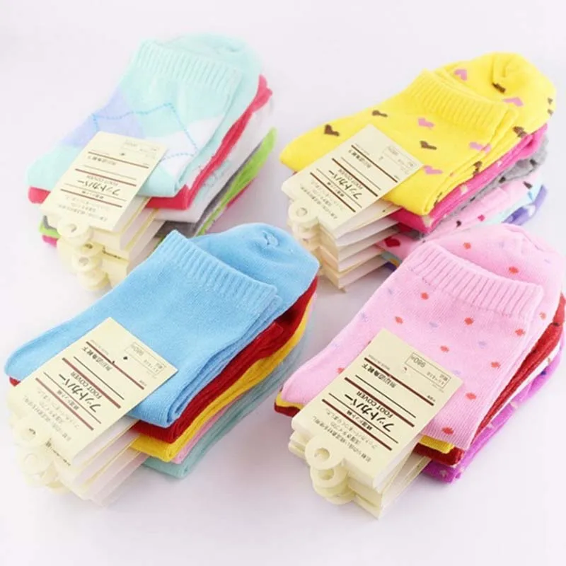 

3 Pairs Candy Color Women Sock Breathable Absorb Sweat High Quality Cotton Women Socks Simple Lovely Girl Sock Meia