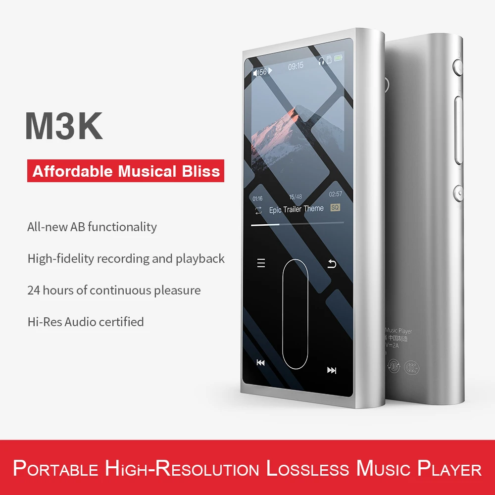 Металлический Чехол FiiO M3K спортивный мини чехол с ЖК экраном Hi Fi mp3 плеером
