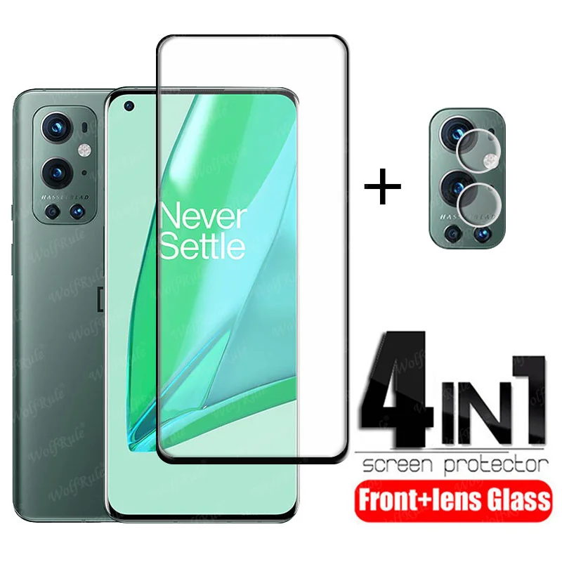 4-In-1 Per Oneplus 9 Pro Glass Per Oneplus 9 Pro Pellicola Proteggi Schermo In Vetro Temperato Per Oneplus 8 9 Pro Pellicola Per Obiettivo Fotocamera