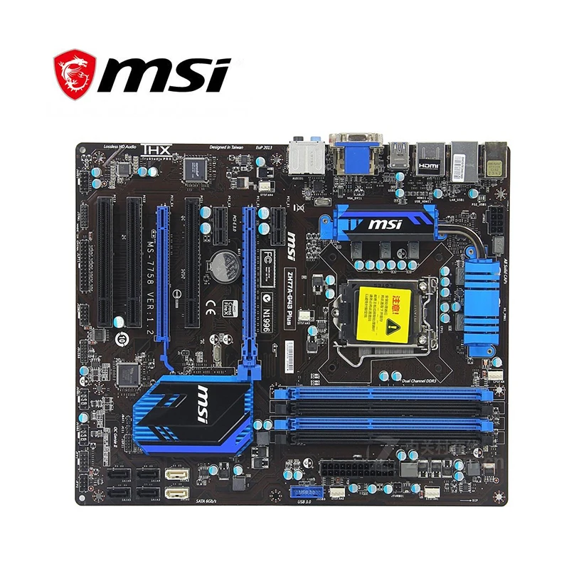 Компьютерная материнская плата LGA 1155 DDR3 SATA3 USB3.0 для ПК Intel H77 H77M используется |