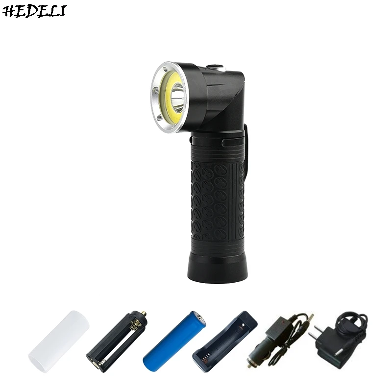 Multi purpose flashlight cree xml t6 waterproof torch cob flash light