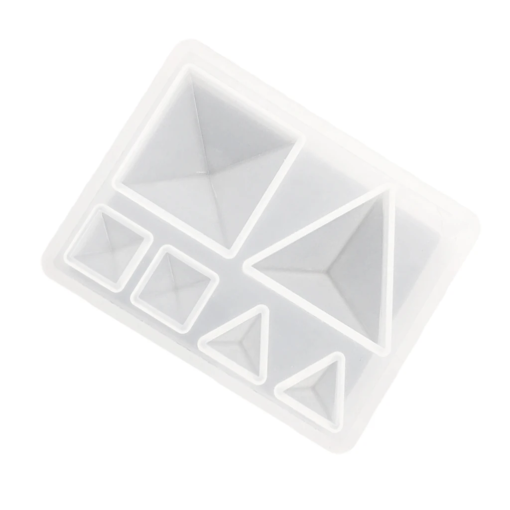 Pyramid Shape Silicone Pendant Mold Jewelry Silicone Mold Mold For DIY