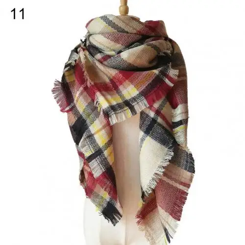 Multi-color  Stylish Multi-function Long Warm Shawl Comfortable Scarf Wrap Washable   for Gift mens infinity scarf Scarves