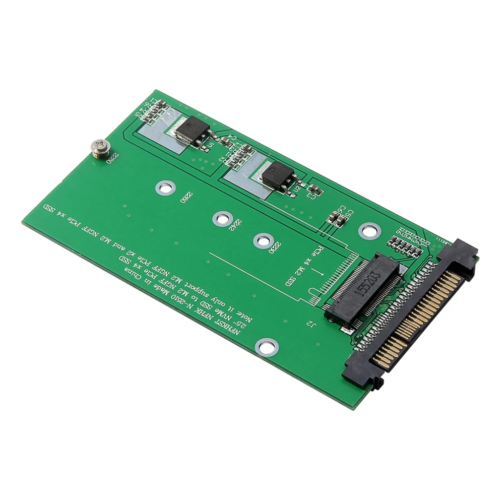 10 шт./лот SFF-8639 NVME U.2 NGFF M.2 M ключ SSD конвертерная плата адаптера