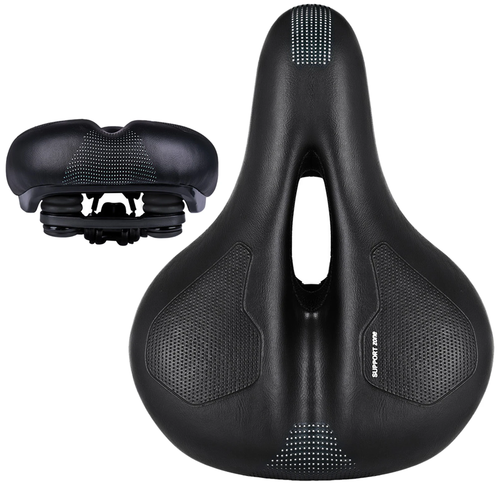 Mountain Bike Saddle Cushion, Cycling Soft Big Butt Hollow Breathable