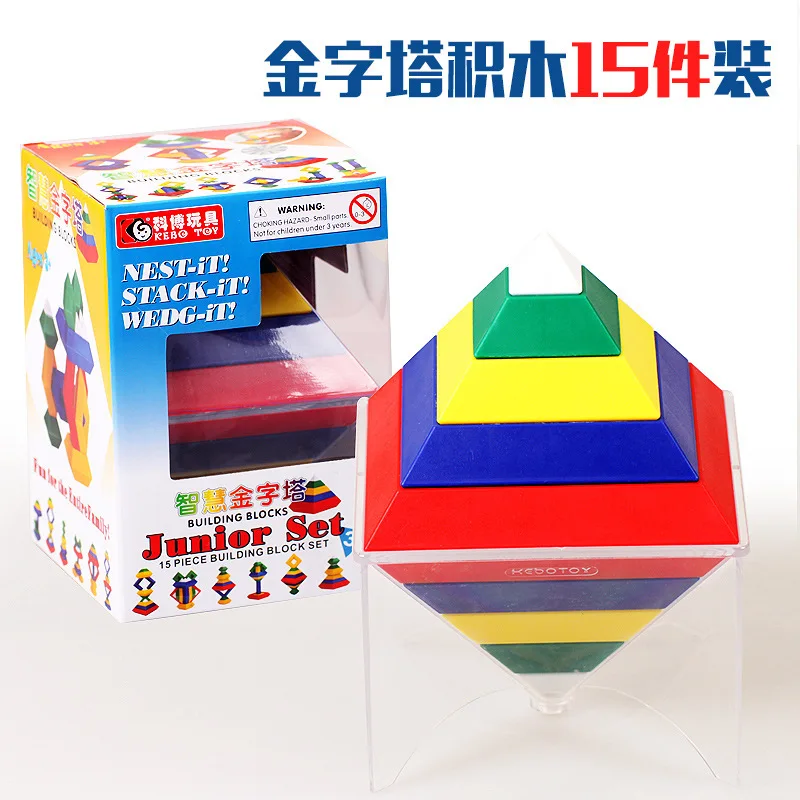 

Kebo Plastic Toy Intelligence Magic Tower Flexible Jinta Pyramid Rhombus DIY Building Blocks Children'S Educational Toy