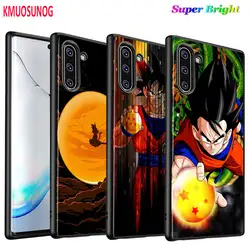 Черный силиконовый чехол Goku Dragon Ball star для samsung Galaxy Note 10Plus 10 Pro 9 8 S10 S9 S8 Plus S7 S6 Чехол Для Телефона