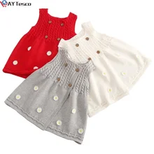 Chaleco de punto de algodón para niñas y niños, cárdigan largo, suéteres, vestido de primavera y otoño, cálido y suave para recién nacidos