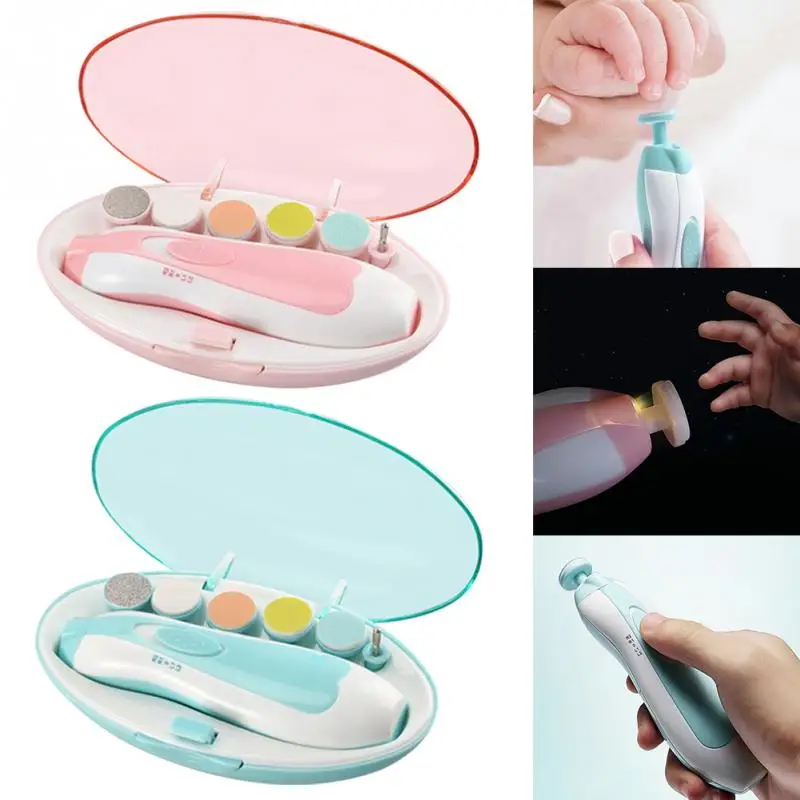 

LY0120 Multifunctional Baby Electric Nail Care Polisher 360 Degree Rotation Nail Cutter & Polisher Silent for Baby Care Tool